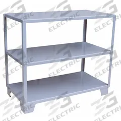 JAMCO Metal Shelving: Medium-Duty, Standalone, 48 in x 18 in, 42 in Overall Ht, 3 Shelves, Steel (MPN WL148GP). Key specifications — Brand: JAMCO; Finish: Painted; Color: Gray.