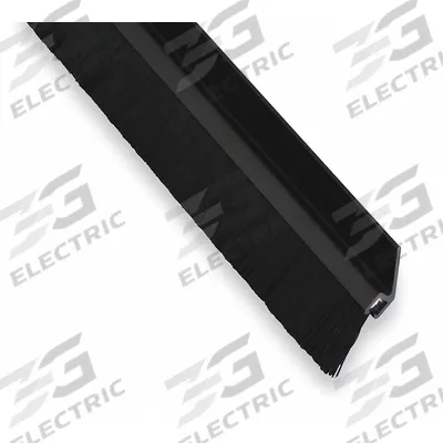 PEMKO Door Weatherstripping: Brush Insert, 3 ft Lg, 5/16 in Wd - Metal Leaf Weatherstripping