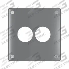 LEGRAND Wall Plate: Single Circular Opening, 2 Gang, Silver, Jumbo Size (MPN WSP62N912PS). Key specifications — Brand: LEGRAND; Material: Stainless Steel; Includes: Allen Head Screws.