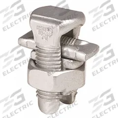 BURNDY Split-Bolt Connector: For Wire Size 4 AWG – 10 AWG, Copper Body Material (MPN KSU20). Key specifications — For Wire Material: Steel; Brand: BURNDY; Direct Burial Rated: No.