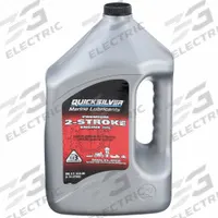 QUICKSILVER 2-Cycle Engine Oil: Conventional, Biodegradable, 1 gal Size, Bottle, Not Specified, DFI (MPN QUIK8M0229791). Key specifications — SAE Grade: Not Specified; Brand: QUICKSILVER; Biodegradable: Biodegradable; Compatible Engine Type: Water-Cooled Engines; Compatible Vehicle Type: Snowmobiles; Oil Series: DFI.