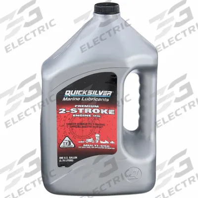 QUICKSILVER 2-Cycle Engine Oil: Conventional, Biodegradable, 1 gal Size - 2-Cycle, 4-Cycle & Powersports Engine Oil
