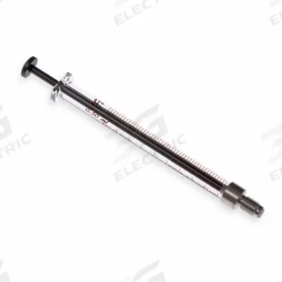 HAMILTON Syringe: 500 ul Capacity - mL, Gastight, Borosilicate Glass, PTFE - Gastight Syringes