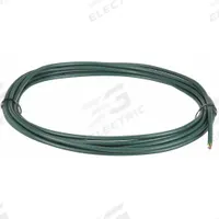 CHAINFLEX Control Cable: 16 AWG, 4 Conductors, 25 ft, PVC Jacket, 600 V (MPN CF5-15-04-25). Key specifications — Conductor Material: Copper; Conductor Configuration: Single; Minimum Bend Radius Factor - Fixed: 4 x OD; Minimum Bend Radius Factor - Flexible: 5 x OD; Includes Ground: Yes; Minimum Bend Radius Factor - E-Chain: 6.8 x OD; Resistance Properties: Oil and Grease Resistant; Standards: CE.