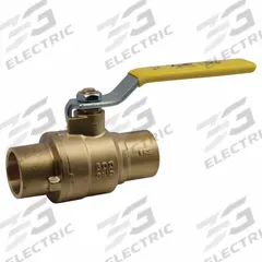 APOLLO Manual Two-Way Ball Valve: 1 in, Brass, Straight, Sweat x Sweat, 600 psi Max. Pressure (CWP) (MPN 77F20501). Key specifications — Brand: APOLLO; Handle: Lever.