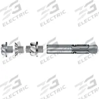 MKT FASTENING Wedge Anchor: 2 3/4 in Overall Lg, 1/2 in Dia, 3/8"-16 Thread Size, Steel, Zinc Plated (MPN 263823I). Key specifications — Brand: MKT FASTENING; Anchor Type: Wedge; Finish Type: Zinc Plated.
