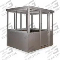 Assembled Guard Building: 8 ft x 6 ft x 8 ft, Does Not Include A/C Unit, 5 Windows (MPN 9676SL). Key specifications — Brand: PORTA-KING.