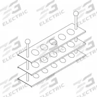 Tube Rack: (5) Tubes (MPN P19500). Key specifications — Product Type: Test Tube Rack; Total Holding Capacity: (5) Tubes; Brand: BEING SCIENTIFIC.
