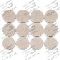 APPROVED VENDOR Furniture Pads: Felt, Round, Tan, 3/4 in Overall Dia, 1/4 in Overall Ht (MPN 10G211). Key specifications — Product Type: Furniture Pads; Shape: Circle; Color: Tan; Attachment Method: Self-Adhesive; Brand: APPROVED VENDOR; Pad Material: Felt; Product Shape: Round.