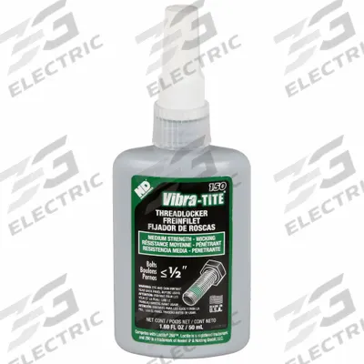 VIBRA-TITE Wicking Medium-Strength Threadlocker: 150, Green, 1.69 fl oz, Bottle, 1 EA (MPN 15050) - Wicking Medium-Strength Threadlockers (Green)
