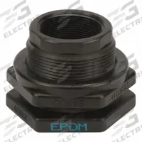 BANJO Bulkhead Tank Fitting: Glass Reinforced Polypropylene Body, 2 in Female NPT Threaded Inside (MPN TF220). Key specifications — Fitting Material: Polypropylene; Brand: BANJO.