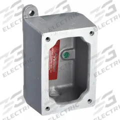 APPLETON ELECTRIC Mounting Body: 1 Gangs, Iron, 1/2 in Hub Size, Dead End, 6 13/16 in Overall Ht (MPN EDS171). Key specifications — Brand: APPLETON ELECTRIC; Hub Type: Dead End.