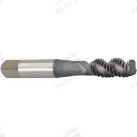 WIDIA GTD Spiral Flute Tap: 1/4"-28 UNF, H4 / 3B, 3 Flute, Semi-Bottoming Chamfer (MPN VTSFT-TC5046)