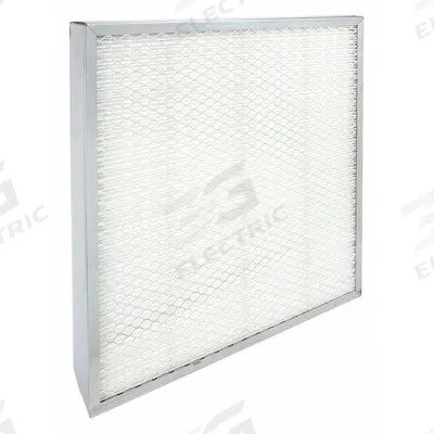 GRAINGER Minipleat Air Filter: 20 in x 20 in x 4 in, Fiberglass, Metal, No Header - MERV 13 Minipleat Air Filters