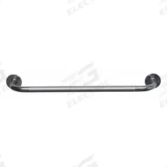 HEALTHSMART Wall Grab Bar: Straight, 24 in Lg, 1 in Dia, Steel, Chrome-Plated, 250 lb Wt Capacity (MPN 521-1570-0624). Key specifications — Finish: Chrome-Plated; Brand: HEALTHSMART.