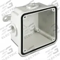 FEDERAL SIGNAL Weatherproof Back Box: Thermoplastic, 4 3/8 in Overall Wd, WB-NM. Key specifications — Manufacturer Part Number: WB-NM; Brand: FEDERAL SIGNAL; Color: Gray; Material: Thermoplastic; Product Type: Weatherproof Back Box; Compatible Manufacturer Model Number: 450E-024; Features: Weatherproof Housing.