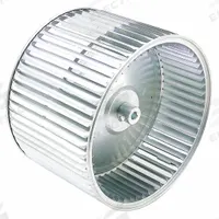 Blower Wheel: 11 in Dia, 8 in W, CW Closed End, Steel Wheel, 1 Inlets, 1/2 in Bore, Tacked, Center (MPN S1-026-19654-709). Key specifications — Manufacturer Part Number: S1-026-19654-709; Brand: YORK; Compatible with Manufacturer Model Number: CP9C060B12MP12CB; Compatible with Brand: York; Product Type: Blower Wheel; Rotation: CW Closed End.