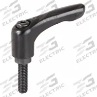 KIPP Adjustable Handle: Zinc w/ Steel Thread, M6x1 Thread, 20 mm Thread Lg, 40 mm Lg (MPN K0122.1061X20). Key specifications — Brand: KIPP.