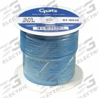 GROTE Automotive Cable: GXL, 100 ft, 1 Conductor, 12 AWG, Blue, 60 V Volt (MPN 87-6210). Key specifications — Brand: GROTE.
