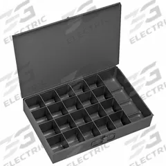 Compartment Drawer: 13 5/8 in x 9 7/8 in x 2 1/8 in, 21 Compartments, 0 Dividers, Gray, Piano (MPN 204-95-D940). Key specifications — Color: Gray; Compartment HxWxD: (20) 2-3/16 in x 1-15/16 in; Number of Compartments: 21; Removable Dividers: No; Compatible Manufacturer Model Number: 308; Brand: DURHAM MFG.