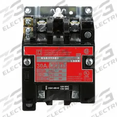 SQUARE D Lighting Magnetic Contactor: 2 Poles, 120V AC, 30 A (MPN 8903SMO1V02). Key specifications — attr948947: SQUARE D.