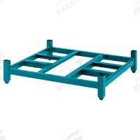 STEEL KING Stack Rack Base: 48 in x 48 in x 10 1/2 in, Open Decking, 4,000 lb Load Capacity, Steel (MPN HD4848SFODHSVG). Key specifications — Material: Steel; Brand: STEEL KING; Decking Style: Open; Color: Green; Finish: Baked Enamel.