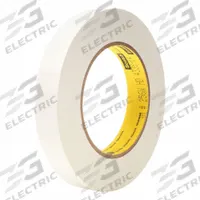 3M Paper Tape: 256, White, 3/4 in Roll Wd, 60 yd Overall Roll Lg, 6.7 mil Thick, Rubber (MPN MMM25634). Key specifications — Series: 256; Brand: 3M; Backing Material: Flatback Paper; For Location: Indoor; For Surface Type: Yarn; Manufacturer Part Number: MMM25634.