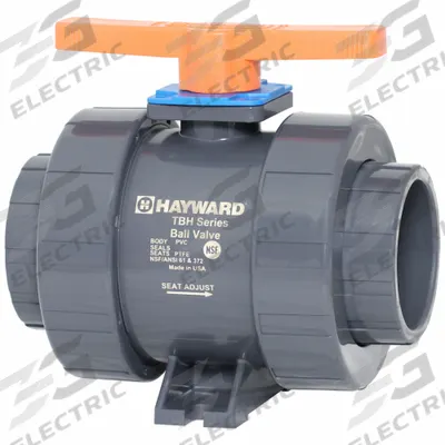 HAYWARD FLOW CONTROL Manual Two-Way Ball Valve: 4 in, PVC, Straight - PVC Ball Valves