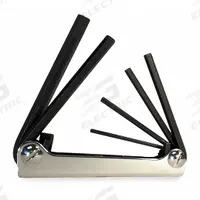 EKLIND Hex Key Set: 1 - 5 Pieces, Fold-Up Hex, Folding, Metric, Std End, Short, 1 Pieces, 6 Tips (MPN 21151). Key specifications — attr1205553: Not Tether Capable; attr1205554: EKLIND; attr1205568: Black Oxide; attr1293176: 1 - 5 Pieces.