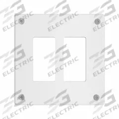 LEGRAND Wall Plate: Decorator-Rocker, 2 Gang, White, Jumbo Size (MPN WSP02G2PS). Key specifications — Brand: LEGRAND; Material: Steel; Includes: Allen Head Screws.