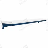BENCHPRO Top Shelf: 72 in Overall Wd, 12 in Overall Dp, White, Steel, Includes Mounting Hardware (MPN TSD1272 + IUL72 blueFRwhTOP). Key specifications — Includes Mounting Hardware: Yes; Color: White.