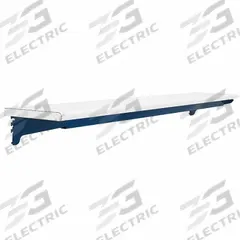 BENCHPRO Top Shelf: 72 in Overall Wd, 12 in Overall Dp, White, Steel, Includes Mounting Hardware (MPN TSD1272 + IUL72 blueFRwhTOP). Key specifications — Includes Mounting Hardware: Yes; Color: White.