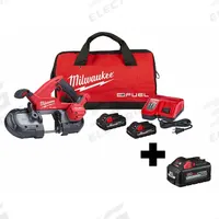 MILWAUKEE Band Saw Kit: 35 3/8 in Blade Lg, 3 1/4 in Cutting Lg - Max, 3 1/4 in Cutting Wd - Max (MPN 2829-22, 48-11-1865). Key specifications — attr1169930: Dual Trigger Included.