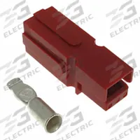 ANDERSON POWER PRODUCTS Connector: PP75 6 AWG Connector/PP75 Housing with Red Splice, 75 Shell Size (MPN 1300G3). Key specifications — Kit Contents - Description: PP75 6 AWG Connector; Housing Color: Red; Number of Poles: 1; Series: Powerpole; Current Rating: 120 A; Manufacturer Part Number: 1300G3; Kit Contents - Part Numbers and Quanity: 5900-BK; Voltage Rating: 600V.