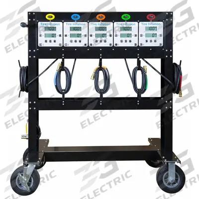 HALTEC Tire Inflator: Tire Inflation Systems, 5 Tire Inflators, 145 psi Max Op Air Pressure