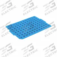 MTC BIO Sealing Mat: Round, 96 Wells, Blue, Silicone, 5.51 mm Well Opening Size, Not Vented (MPN SLT-PC-96-PTFE). Key specifications — attr1383125: MTC BIO; attr1383132: Pre-Slit; attr1383140: Round; attr1383126: Blue; attr1383129: Seals Airtight to Prevent Evaporation, Sample Loss and Contamination.