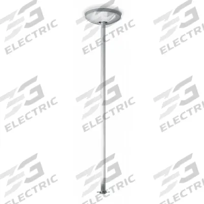 LITHONIA LIGHTING Swivel Stem Hanger: 24 in Lg, 2/3 in Wd, 1 1/4 in Ht - Clips, Chains & Hangers