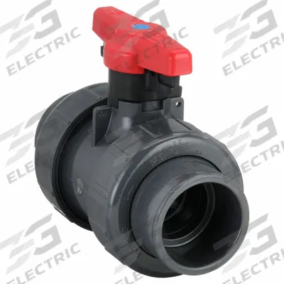 SPEARS Manual Two-Way Ball Valve: 2 in, PVC, Straight, Socket x FNPT - PVC Ball Valves