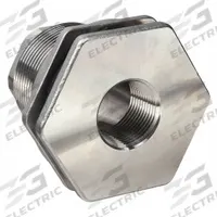 BANJO Bulkhead Tank Fitting: Stainless Steel Body, 1 1/4 in Female NPT Threaded Inside, EPDM Gasket (MPN TF125SS). Key specifications — Fitting Material: Stainless Steel; Brand: BANJO.