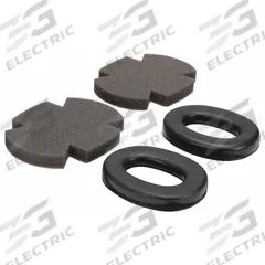 3M PELTOR Replacement Ear Muff Pad Kit: 24 dB NRR, Electrically Insulated, Foam/Polyurethane/PVC (MPN HY7). Key specifications — Compatible with Series: Optime 101; Includes: (2) Foam Inserts; Electrically Insulated: Yes; Cushion Material: PVC; Insert Material: Foam; Compatible Manufacturer Model Number: H7B; Compatible with Grainger Part Number: 3NZF3; Insert Color: Black.