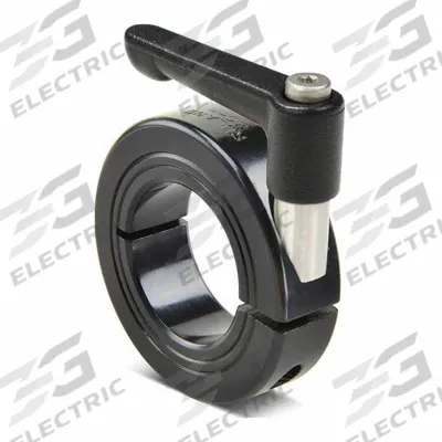 RULAND MANUFACTURING Quick Clamping Shaft Collar: 70 mm Bore Dia, Round, 1215, Carbon Steel - Steel One-Piece Clamping Lever Shaft Collars