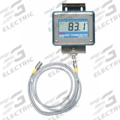 WAHL Digital Process Thermometer: -328°F to 1,472°F /-200°C to 800°C, 1/2 in Thread Size, Female (MPN D1396-5N). Key specifications — attr1275175: +/-0.1°F/+/-0.1°C for 1 Year Period At Ambient Temp 23°C +/- 5°C; attr1275180: WAHL.