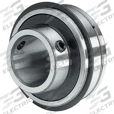 TRITAN Insert Bearing: ER-25, 1 9/16 in Bore, 3 9/64 in OD, 1.094 in Outer Ring Wd - Retaining-Ring Cylindrical Insert Bearings