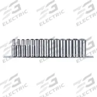 WESTWARD Socket Set: 3/8 in Drive, 14 Piece, 6-Point, Metric, 6 mm to 19 mm (MPN 53PN47). Key specifications — attr1224269: 3/8 in; attr1204685: Tether Ready; attr1204650: 6 mm to 19 mm; attr1204673: Socket Bits Not Included; attr1204688: WESTWARD; attr1206170: Deep Sockets.