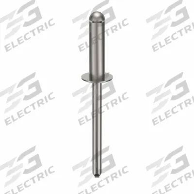 POP AVDEL Blind Rivet,1 41/42" L,0.186" dia,PK250: Inch, 1 31/32 in Overall Lg, 43/64 in Body Lg - Domed-Head Blind Rivets