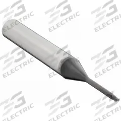 OSG Ball End Mill: Carbide, WXL Coated, 2 Flute, 1/32" Mill Dia, 1/32" LOC, 2-1/2" OAL (MPN 36900311)