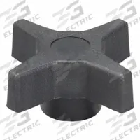 INNOVATIVE COMPONENTS Hand Knob: 4 Point, Plastic w/ Steel Thread, 3/8"-16 Thread, 2.46 in Dia (MPN GN6C----4P7B-21). Key specifications — Brand: INNOVATIVE COMPONENTS.