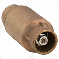 APPROVED VENDOR Spring Check Valve: Inline Valve Body, 3/4 in Pipe Size, Sweat x Sweat, Bronze, Std (MPN 6AJY8). Key specifications — Brand: APPROVED VENDOR.