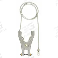 APPROVED VENDOR Bonding and Grounding Wire: C-Clamp/Hand Clamp, 10 ft, Uninsulated, Bare (MPN 18230). Key specifications — Conductor Material: Carbon Steel; Connector Types: C-Clamp; Clamp Opening Span: Hand Clamp 3/4 in; Brand: APPROVED VENDOR; Wire Length: 10 ft; Manufacturer Part Number: 18230.