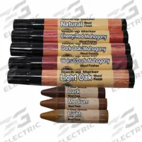 RESTOR-IT Furniture Touch-Up Kit: (3) Filler Sticks/(5) Touch-Up Markers (MPN 18000). Key specifications — Compatible with Product Type: Furniture; Includes: (3) Filler Sticks; Product Type: Furniture Touch-Up Kit; Color: Cherry/Dark Mahogany/Dark Oak/Light Oak/Mahogany/Natural/Red Mahogany/Walnut; Brand: RESTOR-IT.